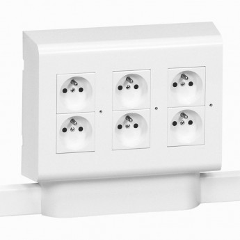 Рамка LEGRAND Mosaic для монтажа DLP и DLPlus 3x4 модуля