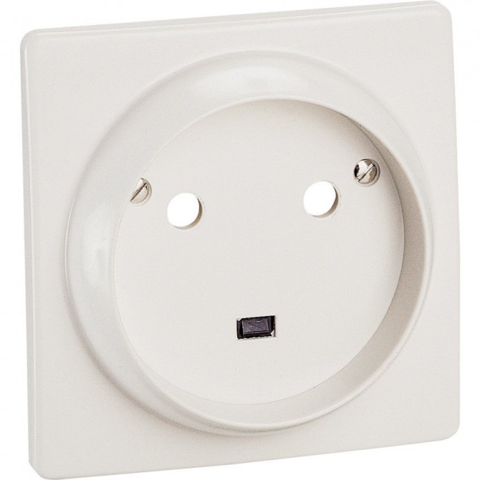 Розетка LEGRAND моноблок 2К+З на винтах белый 055812