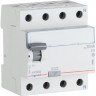 Выключатель дифференциального тока LEGRAND TX³ 4П 25 А тип AC 300 мА 4 модуля белый 403042