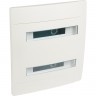 Распределительный щиток LEGRAND скрытого монтажа Practibox - с шинами PE + N - 2 рейки х 12 модулей, белый 601118