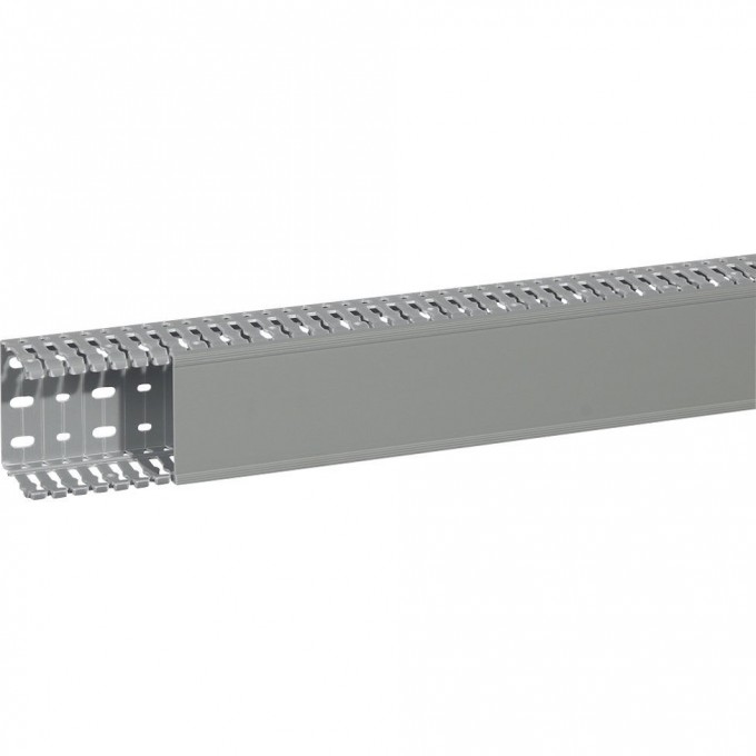 Кабель-канал LEGRAND (крышка + основание) Transcab 80x60 мм RAL 7030 серый 636116