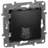 Розетка LEGRAND RJ45 категория 6 UTP Etika антрацит 672653