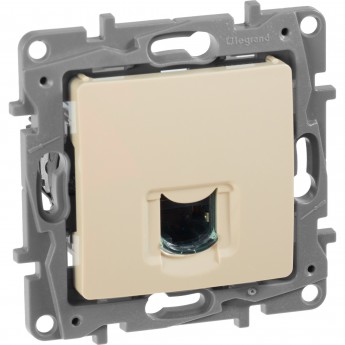 Розетка LEGRAND RJ45 категория 6 UTP Etika слоновая кость