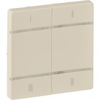 Лицевая панель LEGRAND Valena LIFE MyHome Play Zigbee для 4-сценарного радиоуправляющего устройства слоновая кость