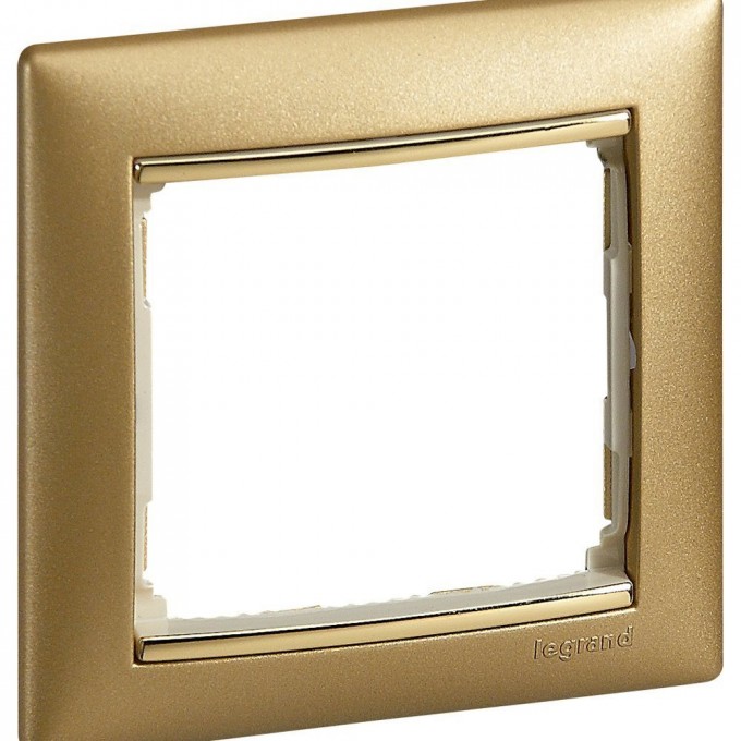 Рамка LEGRAND Valena 1 пост матовое золото 770301