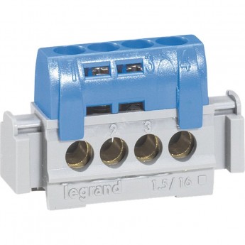 Клемма синяя LEGRAND 4х1.5-16мм.кв.
