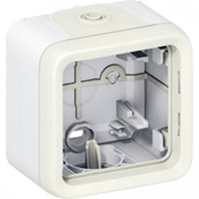 Монтажная коробка 1 пост LEGRAND Plexo(мембр. сальники), IP55, белый 69689