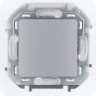 Переключатель LEGRAND INSPIRIA IP44 10 AX 250 В~ алюминий 673672