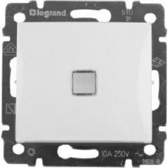 Переключатель LEGRAND Valena на два направления с индикацией 10 A 250 В белый