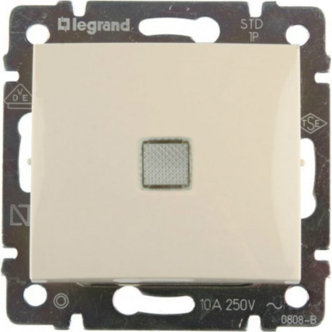 Переключатель LEGRAND Valena на два направления с индикацией 10 A 250 В слоновая кость 774325