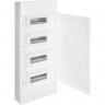 Пластиковый щиток LEGRAND PRACTIBOX S навесной (ЩРн-П) 4X12 белая дверь 135604