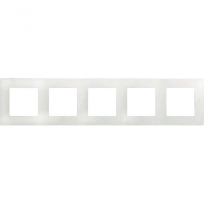 Рамка LEGRAND Etika 5 постов белый 672505