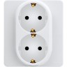 Розетка LEGRAND INSPIRIA 2 x 2К+З немецкий стандарт 16 А 250 В белый 673750