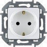 Розетка LEGRAND INSPIRIA 2К+З со шторками немецкий стандарт 16 А 250 В белый 673730