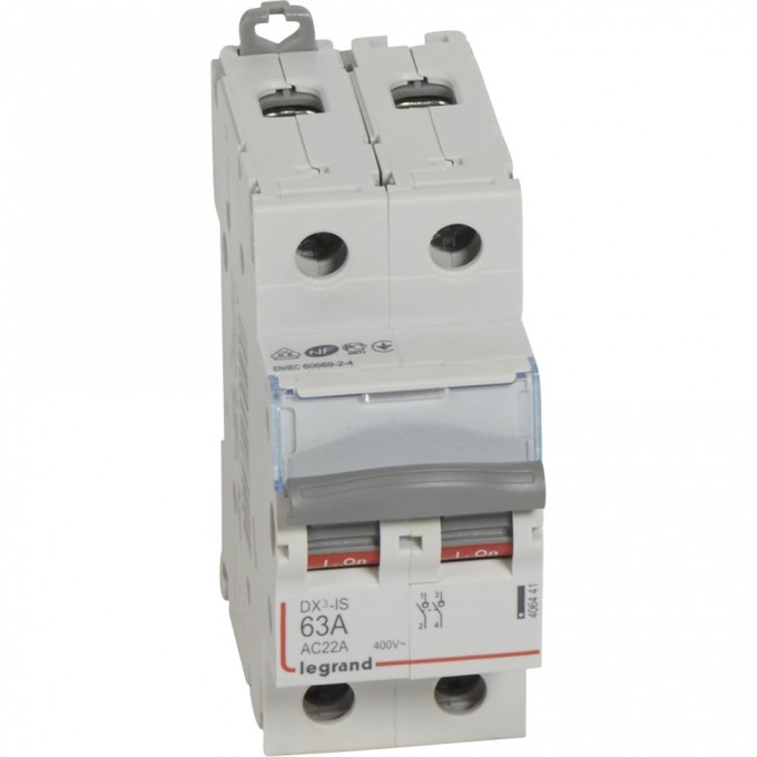 Выключатель-разъединитель LEGRAND DX3 2П 63A 406441