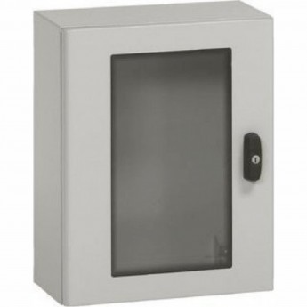 Шкаф LEGRAND Atlantic МП стеклянная дверь 600x400x250 светло-серый