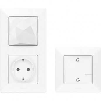 Стартовый пакет LEGRAND Valena Life with NETATMO с головным выключателем, белый