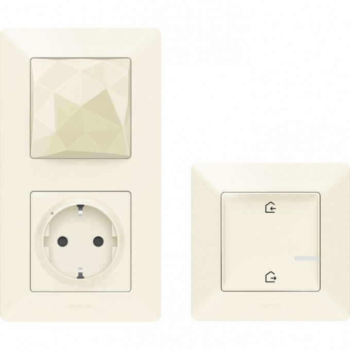 Стартовый пакет LEGRAND Valena Life with NETATMO с головным выключателем, слоновая кость 752296