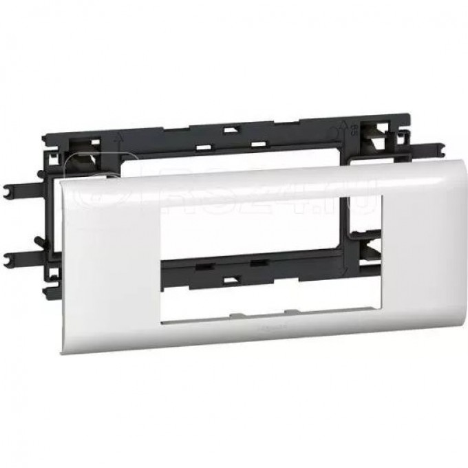 Суппорт LEGRAND Mosaic - 4 модуля - для кабель-каналов Metra 85х50, 100х50 и 130х50, белый 638003