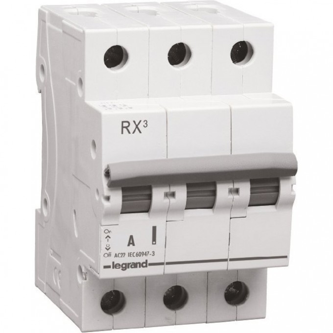 Выключатель-разъединитель LEGRAND RX3 63А 3П белый 419413